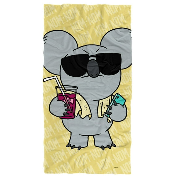 We Bare Bears Nom Nom Officially Licensed Beach Towel 30' X 60'