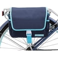 thumbnail image 5 of sixthreezero Bicycle Pannier Bag Rear Rack Trunk with Waterproof, Clip On Frame Mount, Shoulder Strap, Navy, 5 of 6