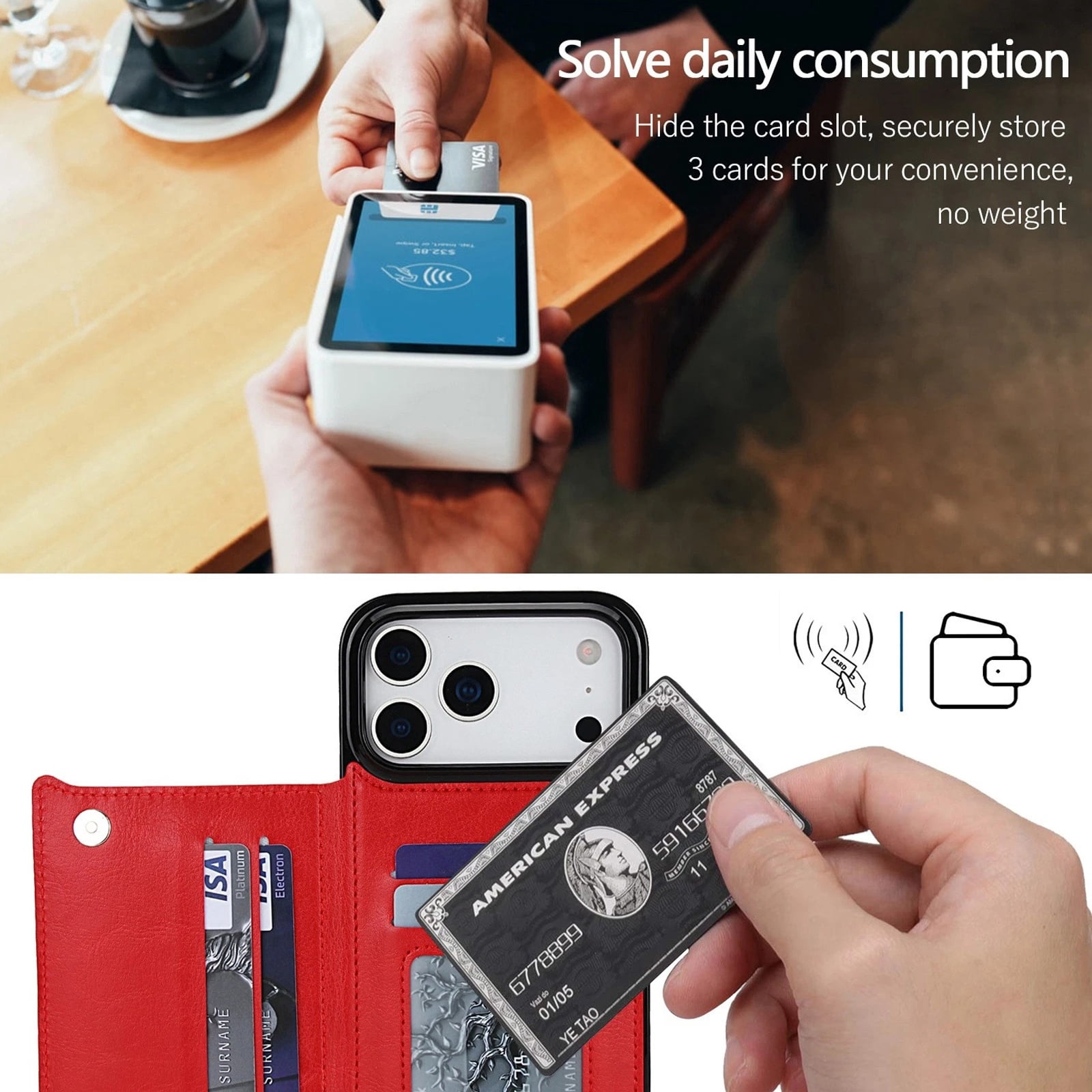 iPhone 17 Pro WTCKW02 Protective Cover - Red