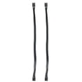 thumbnail image 1 of 2 Piezas Placa Base HD Audio 9 Macho una Hembra Cable de ExtensióN para PC DIY Negro 30CM, 1 of 5