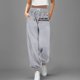thumbnail image 2 of Pantalones de chándal anchos y rectos con forro polar para mujer - Pantalones de yoga de cintura alta con bolsillos para hacer ejercicio/uso informal (S-XXL), 2 of 4