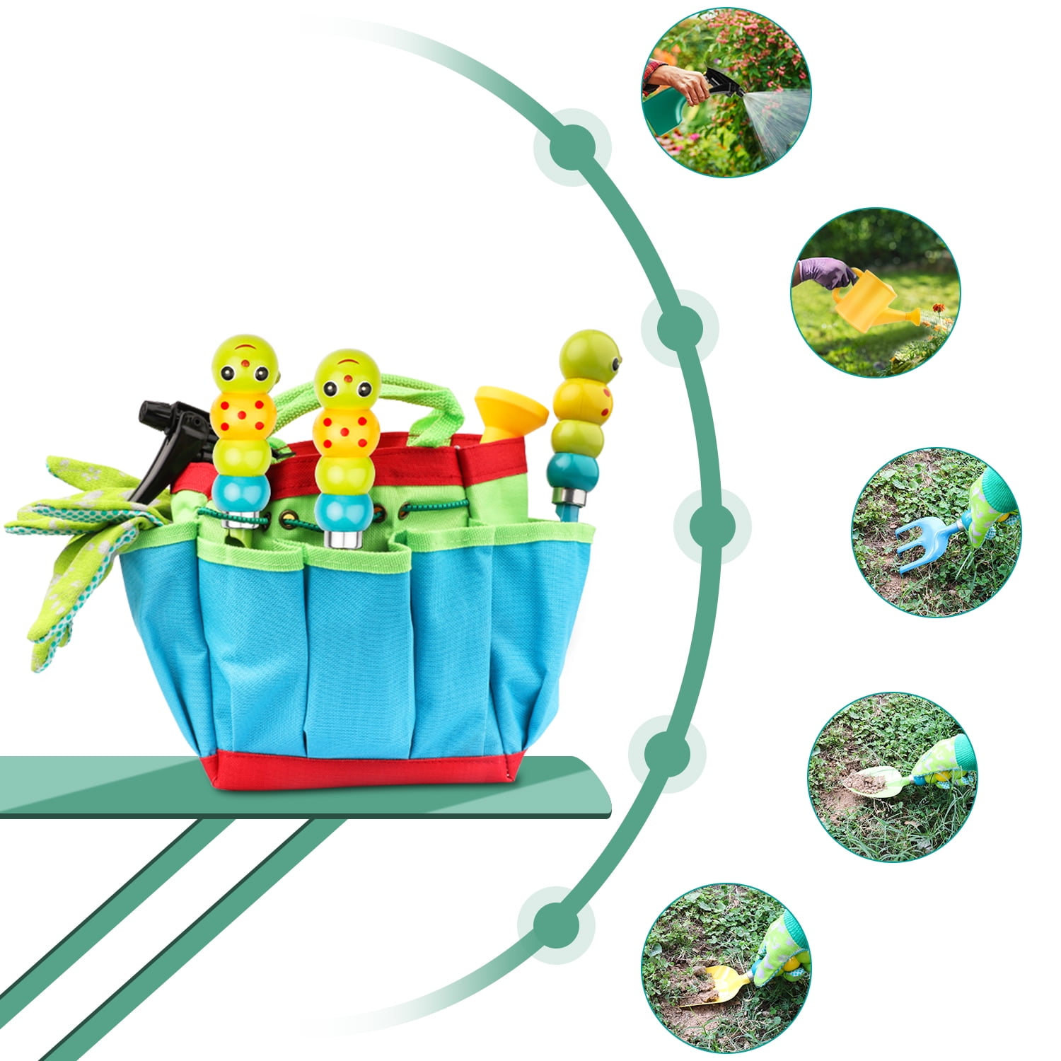 Garden Republic Jr - Kit de cultivo de plantas y colores para niños, kit de cultivo de plantas y colores para niños Garden Republic Jr - Kit de cultivo de plantas y colores para niños, kit de cultivo de plantas y colores para niños