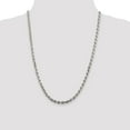 thumbnail image 5 of 925 Sterling Silver Diamond Cut 4.75mm Solid Rope Chain w/ Lobster Clasp - 24", 5 of 5