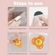 thumbnail image 4 of 4 ruedas para muebles, ruedas universales adhesivas para electrodomésticos (amarillo) Wdftyju Libre de BPA, 4 of 5