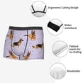 thumbnail image 3 of Fotbe German Shepherd Dog Calzoncillos Tipo Boxer con Bolsa de Soporte Total para Hombre, X-Temp Fresco, Transpirable y de Secado Rápido-Large, 3 of 5