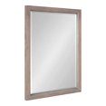 thumbnail image 2 of Kate and Laurel Hogan Farmhouse Wall Mirror, 18 x 24, Gray, Rustic Rectangular Wood Mirror for Wall, 2 of 10
