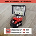 thumbnail image 3 of ziyahi ABS Work Light Reusable Rotating Dual USB Fast Charging Overcurrent Protection Outdoor Camping Emergency Car Lamp 3inch 3inch, 3 of 6