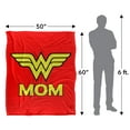 thumbnail image 5 of Wonder Woman Wonder Mom Silky Touch Super Soft Throw Blanket 50' x 60', 5 of 6