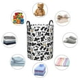 thumbnail image 4 of Fotbe Cow Cesto de Ropa con Asas, Cesto Impermeable de Gran Capacidad, Bolsa de Lavado para Dormitorio, Cesto de Ropa con Ruedas y Asas-Small, 4 of 6