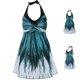 thumbnail image 2 of Traje de baño para mujer, bóxer conservador con estampado ceñido al cuerpo, conjunto de dos piezas de traje de baño, falda y bóxer, traje de baño dividido OAVQHLG3B Store  lin121212, 2 of 3