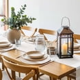 thumbnail image 6 of Brown Stripe Round 13 Inch Placemats Set of 8, Modern Rustic Horizontal Brown Striped HeatResistant Non Slip Place Mats for Dining Table, Wipeable Braided Kitchen Table Mats for Housewarming, 6 of 9