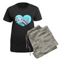 thumbnail image 5 of CafePress - Panda Balloon Women's Dark Pajamas - Women's Short Sleeve Print T-Shirt and Pants Dark Cotton Pajama Set, 5 of 7
