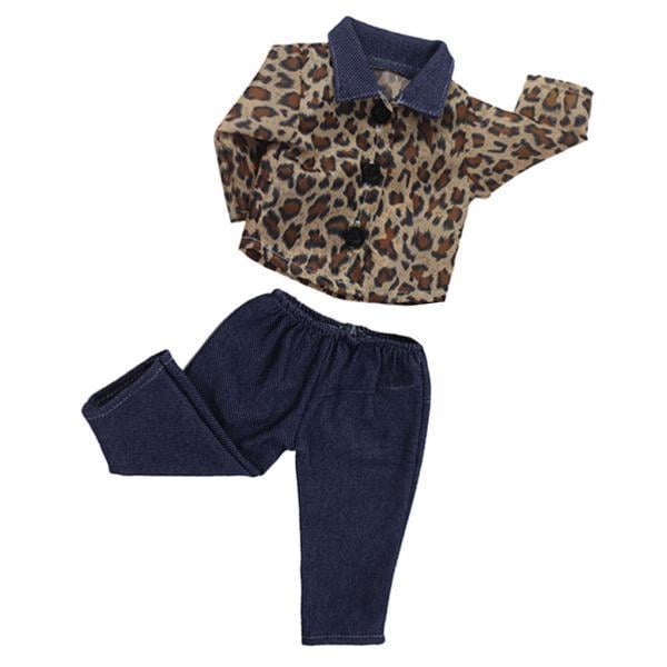 2xConjunto De Y Pantalón De De Manga Larga Para De 18'' CUTICAT ropa de muñeca
