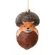 thumbnail image 1 of Adorno navideño de animal, decoración navideña para el árbol, figura de animal ardilla, 1 of 9