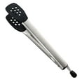 thumbnail image 2 of Stainless Steel Silicone Tongs for Cooking and Grilling, 2 of 5