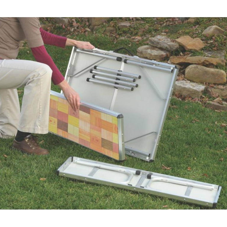 Coleman Pack-Away Portable Camping 4 Person Mosaic Picnic Coleman Pack-Away Portable Camping 4 Person Mosaic Picnic