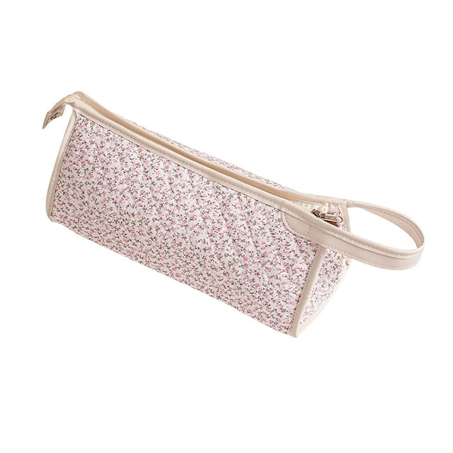 Pisexur Belleza Maquillaje Bolsa organizadora de viaje, bolsa de almacenamiento portátil que puede guardar secador de pelo y accesorios, viene con un asa lindapara mujeres y hombres