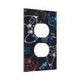 thumbnail image 2 of Kll Joystick Gamepad Wall Plate,Gloss Finish,Standard Size 1 - 5" X 3", Polycarbonate Thermoplastic,Electric Receptacle Plug Covers, 2 of 8