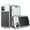 Silver, variant on Armor Metal Aluminum Shockproof Phone Case for iPhone 13, 360 Full Body Protective Rugged Outdoor Military-Grade Shockproof Cover