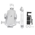 thumbnail image 2 of Motor Phone Holder, Bike Phone Clip,  Quick-release For Cycling Navigator Mount Clip Bike Scooter Parts Silver, 2 of 8