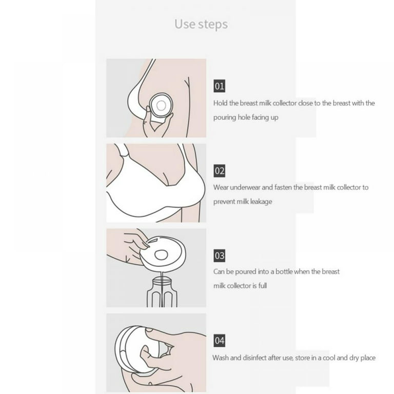 2Pcs Breast Shells & Milk Catcher for Breastfeeding, Breast Shield Nursing  Cups Protect Sore, Engorged Nipples & Collect Breast Milk Leaks