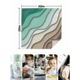 thumbnail image 5 of Cloth Napkins Abstract Gradient Striped Art Washable Soft Kitchen Dinner Napkin Set of 4, 5 of 9