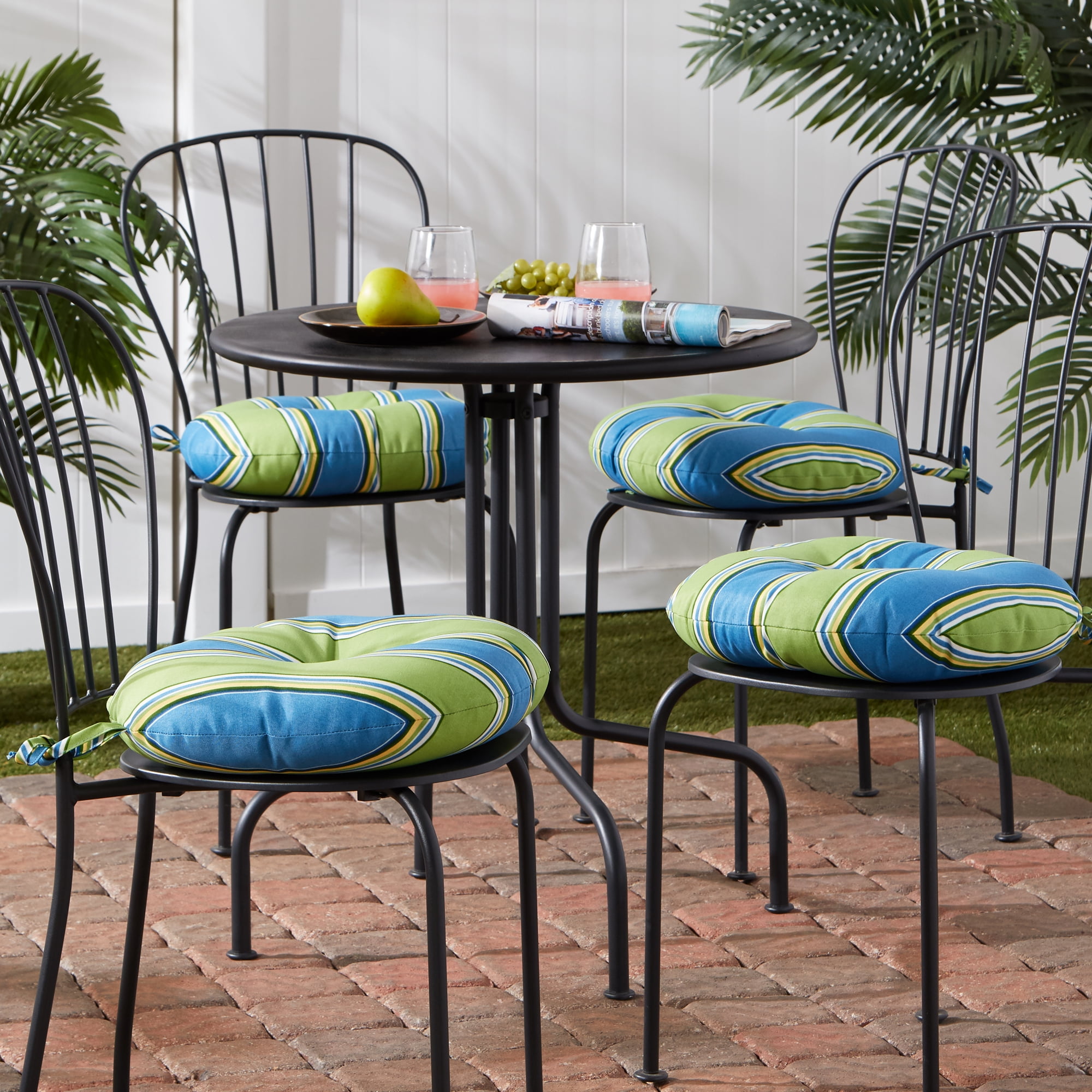 16 inch round top outdoor seat cushions