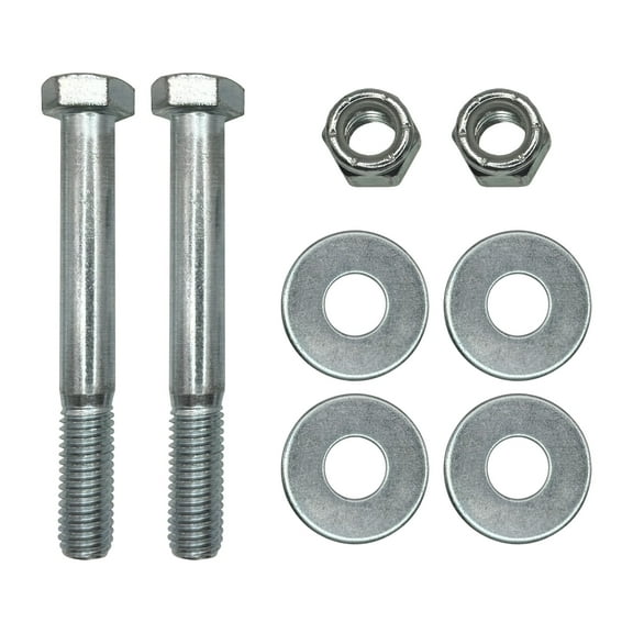 Adjustable Channel Mount Hardware Kit for Trailer Coupler - 4-3/4" Hex Bolts, Grade 8