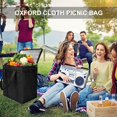 thumbnail image 1 of Bolsa De Pícnic Bolsa de picnic con refrigerador térmico aislado para acampar al aire libre bolsas de asas plegables para comida y almuerzo, 1 of 5