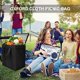 thumbnail image 1 of Bolsa De Pícnic Bolsa de picnic con refrigerador térmico aislado para acampar al aire libre bolsas de asas plegables para comida y almuerzo, 1 of 5