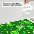 thumbnail image 6 of Easygdp St Patrick'S Day2 Microfiber Absorbent Dish Drying Pad,Kitchen Drying Mat,Can Be Hung, Strong Water Absorption Capacity,Quick Drying, 6 of 9