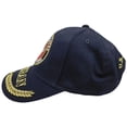 thumbnail image 4 of US Marine Corps Emblem Veteran Wreath Navy Blue Cap Hat - Officially Licensed, 4 of 5