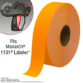 thumbnail image 2 of Fluorescent Orange Pricing Labels for Monarch 1131 Price Gun - 8 Rolls, 20,000 Pricemarking Labels, 2 of 6