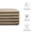 thumbnail image 4 of Modway Banc de Rangement Rembourré en Velours de Performance Mezzo, Taupe, 4 of 10