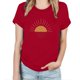 thumbnail image 1 of Camisetas de Manga Corta para las Mujeres Impresas Cuello Redondo Camiseta Casual, Ocio Y Blusas de Manga Corta Diarias para las Mujeres, 1 of 3
