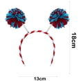 thumbnail image 5 of Yunliwuli Independence Day Patriotic Headbands for Holiday 4th of July Party Accessories Irish Festival Headband Headwear Party Props, 5 of 5