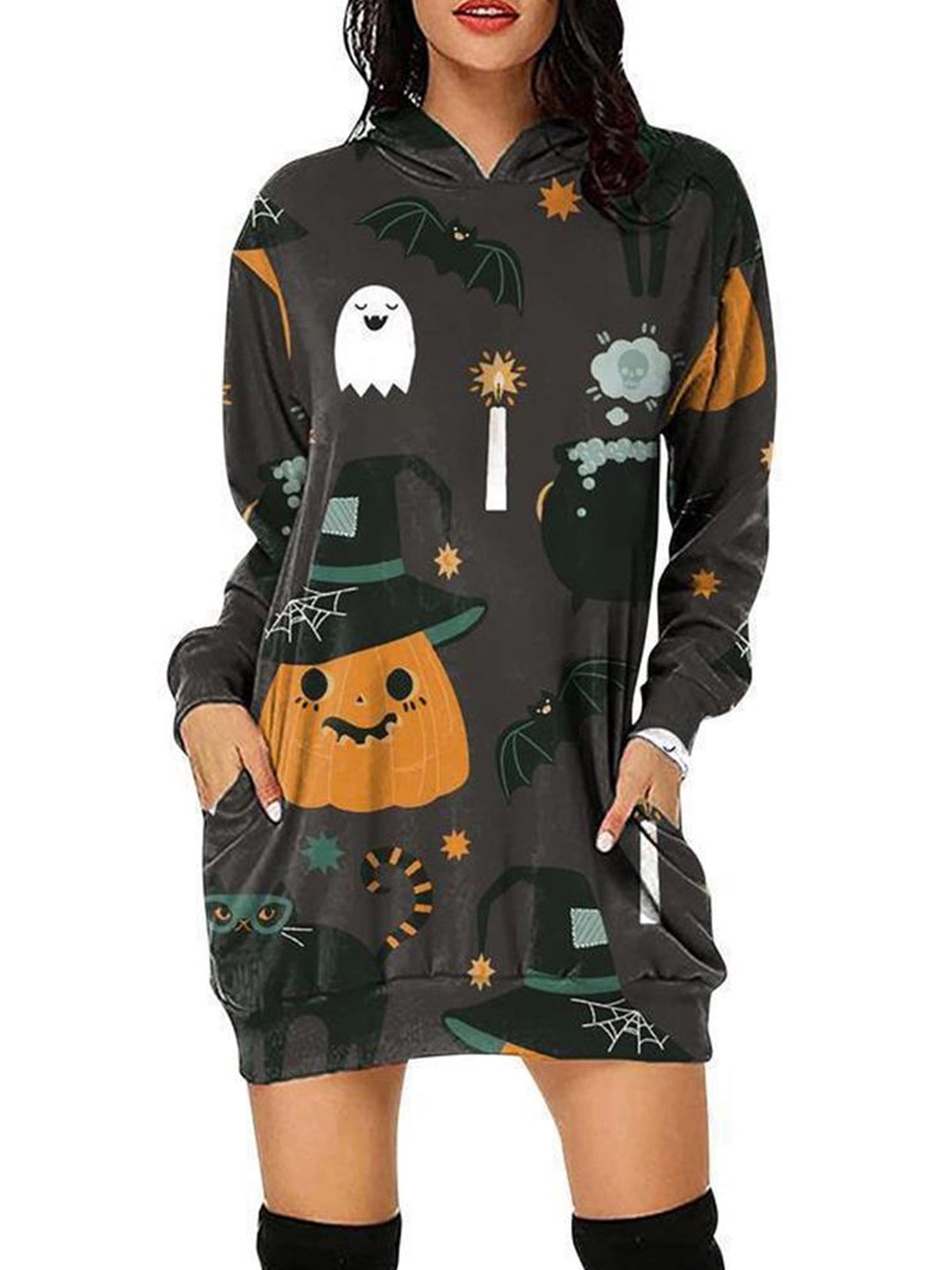halloween hoodies plus size