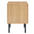 thumbnail image 3 of Nightstand Side End Table, Brown Oak, Wood, Bedroom Living, Modern Contemporary HB35724, 3 of 7