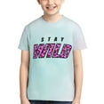 thumbnail image 3 of Ben Azelart Stay Wild Kids T-Shirt 3d Printed Graphic T-Shirts Boys And Girls Short Sleeve Shirts For Youth Kids X-Small, 3 of 7
