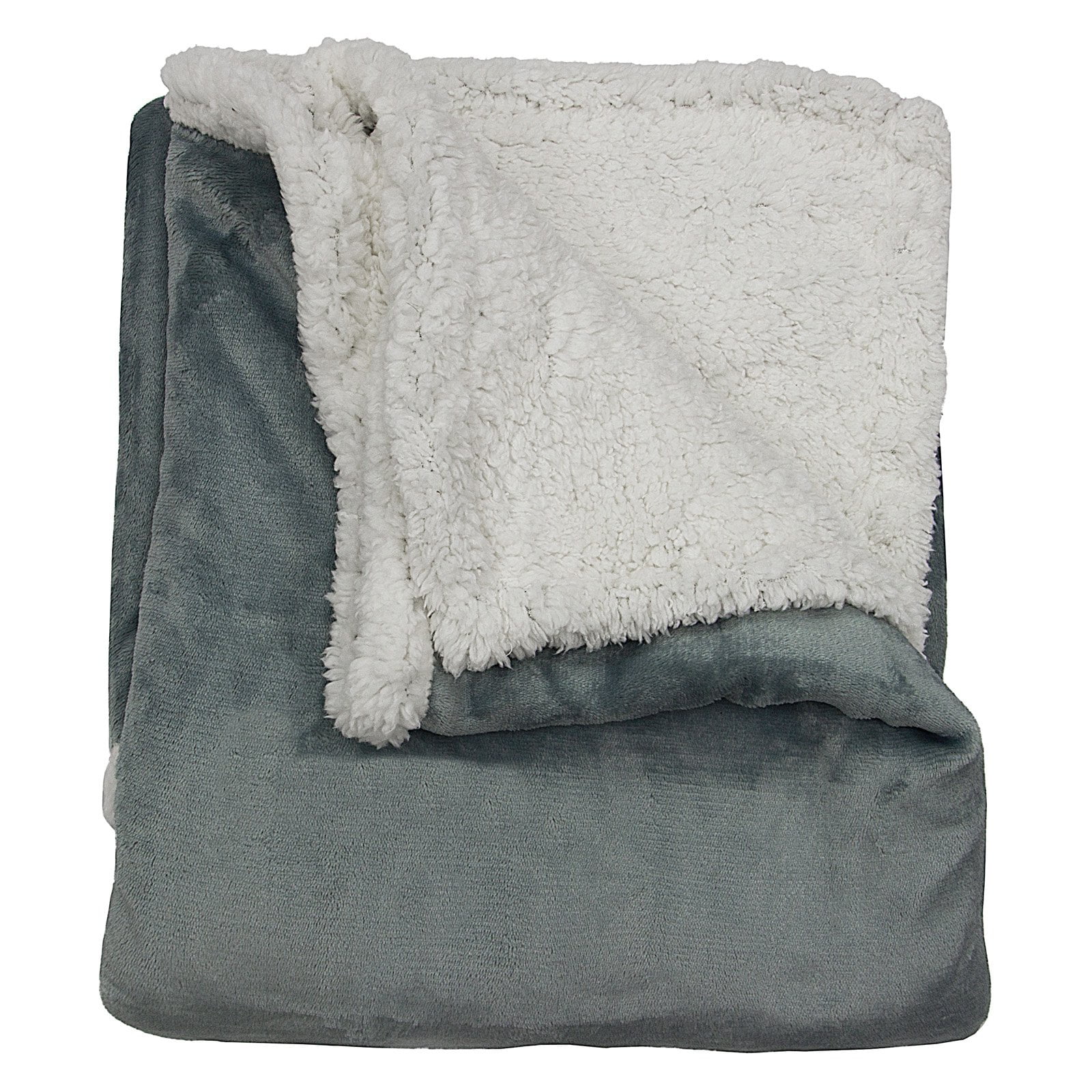 Duck River Textiles Andover Reversible SherpaLined Throw Blanket