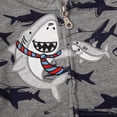 thumbnail image 4 of Toddler Boys Shark Zipper Hoodies Jacket Cool Sports Outfit Coat 2-7 Y, 4 of 6