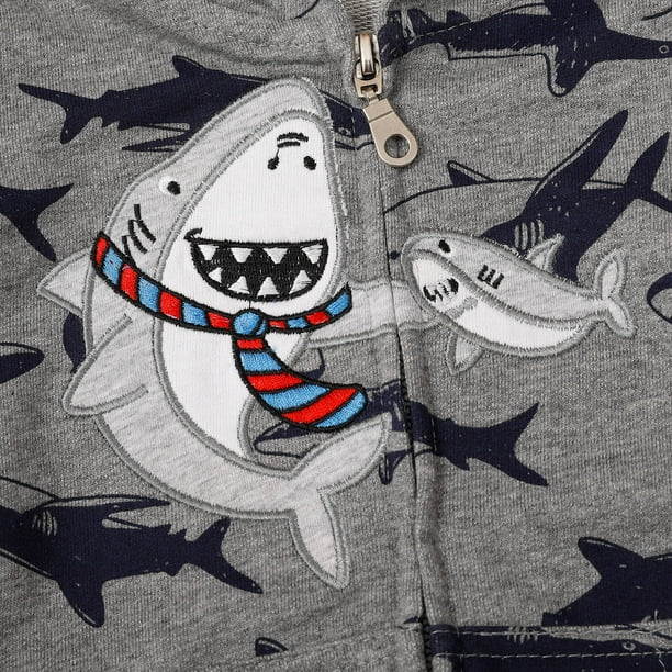 Boys shark hoodie sale