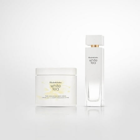 Elizabeth Arden White Tea , 2 Pc Gift Set 3.3oz EDT Spray, 13.5oz Body Cream