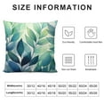 thumbnail image 5 of Shiartex  Watercolor Multiple Leaves ，Throw Pillow Covers Decorative Throw Pillow Case Printed Cushion Cover for Sofa Couch Home Decor，Green, 5 of 5