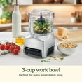 thumbnail image 2 of Cuisinart 3-Cup Mini Chopper, 250W, Includes Whipping Disc, S-Blade & Built-In Cord Storage, 2 of 7