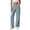 *Light Blue, variant on VBVC Women's Wide Leg Jeans with Pockets , Elastic Waist Pull On Denim Pants For Women, XS-XL
