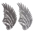 thumbnail image 4 of 1 par de apliques de lentejuelas coser hierro en decoración negro Sunnimix Parches de lentejuelas ala, 4 of 8