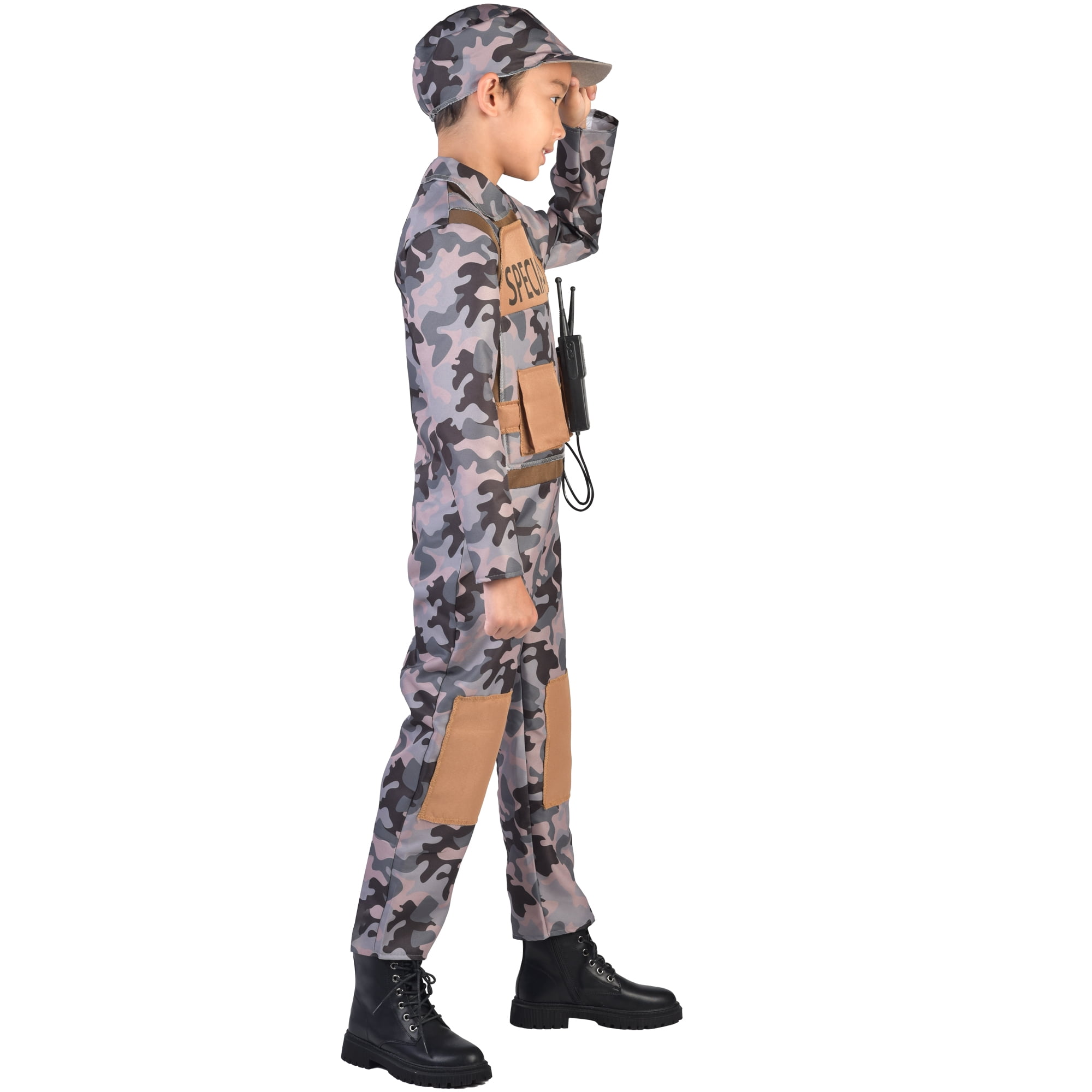 Special Op's Halloween Costume for Children, Boy's Size S (6/7), by Way to Celebrate