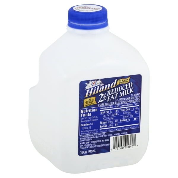 Hiland 2 Reduced Fat Milk 1 Quart Walmart Com Walmart Com Hiland 2 Reduced Fat Milk 1 Quart Walmart Com Walmart Com