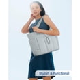 thumbnail image 3 of Bolsa de mano TopDesign Puffy para mujer con portavasos y compartimento para portátil, bolsa de cosm, 3 of 8